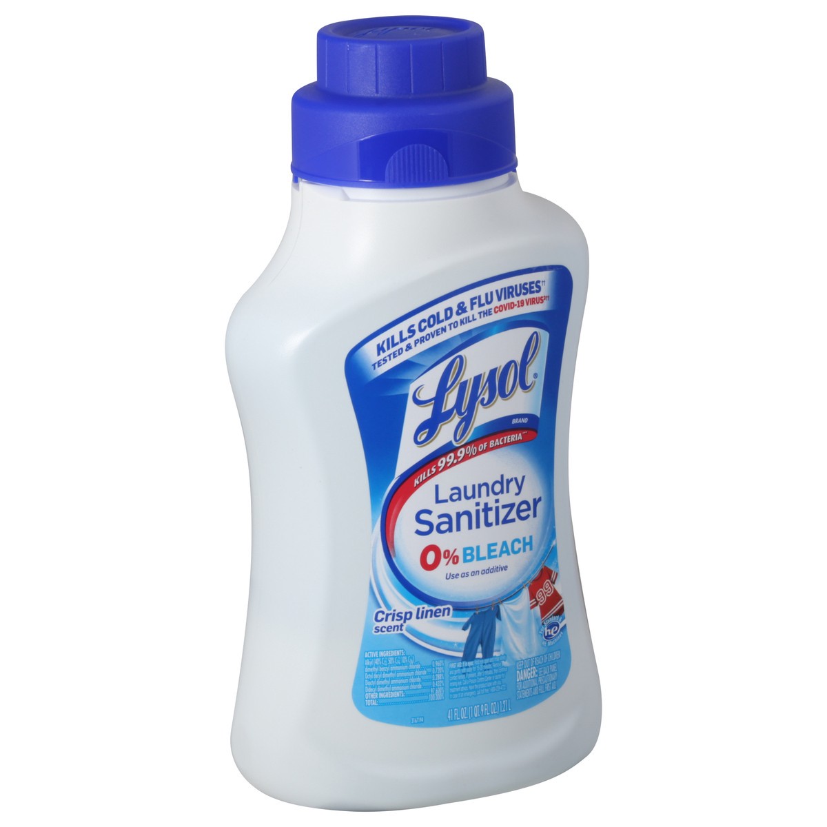 slide 5 of 11, Lysol Crisp Linen Scent Laundry Sanitizer 41 fl oz, 41 fl oz
