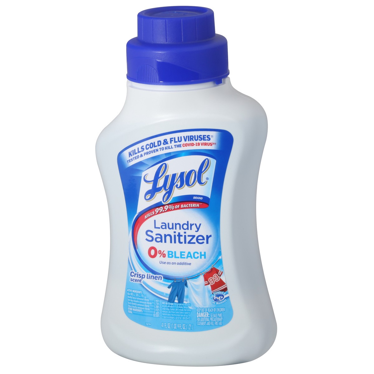 slide 10 of 11, Lysol Crisp Linen Scent Laundry Sanitizer 41 fl oz, 41 fl oz