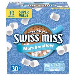 Swiss Miss Chocolate Hot Cocoa Mix With Marshmallows, 30 Count Hot Cocoa Packets (8 Pack)