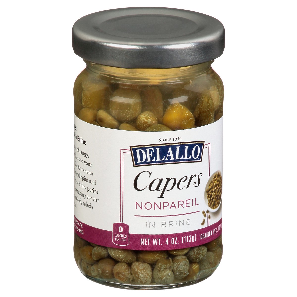 slide 5 of 12, Delallo Non Pareil Capers In Brine-Jar, 4 oz