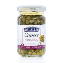 Delallo in Brine Capers in Brine 4 oz