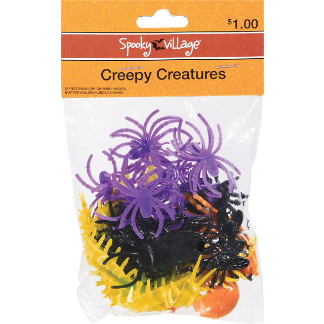 slide 1 of 1, Sz Hallwn Creepy Creatures 36Pk, 1 ct