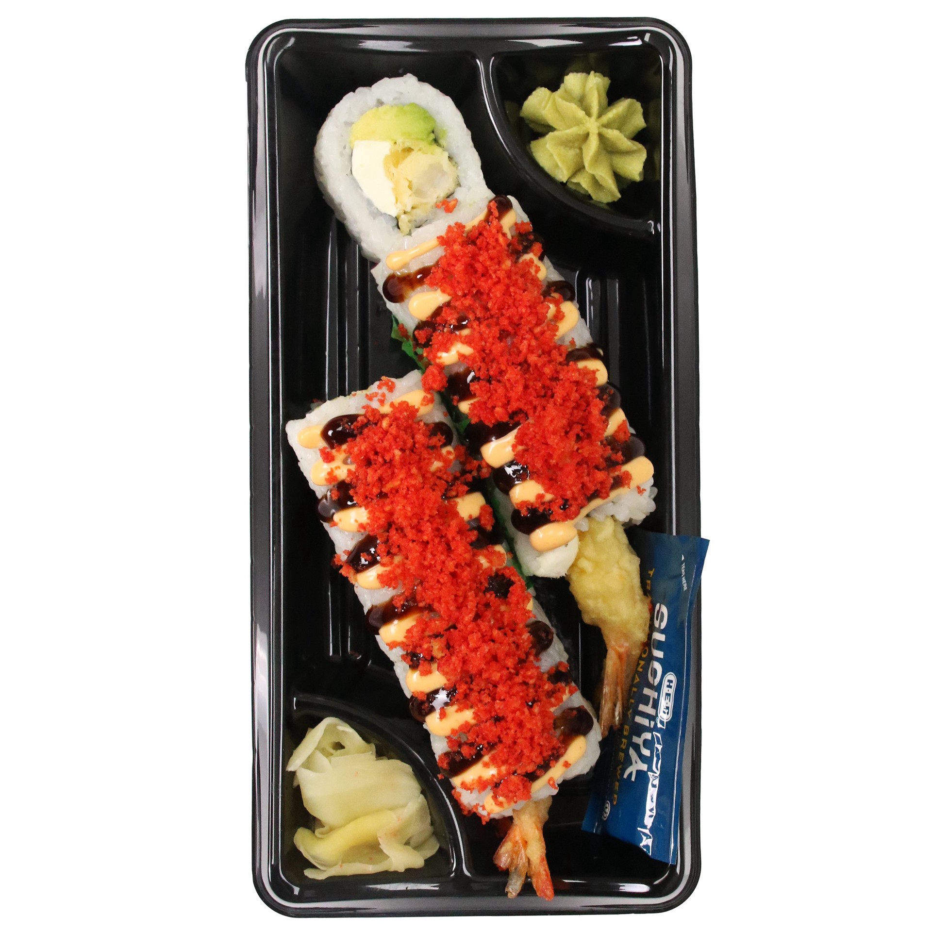 slide 1 of 1, H-E-B Sushiya Firecracker Roll, 8.9 oz