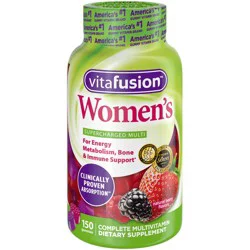 Vitafusion Women's Multivitamin Gummies, Mixed Berries, 150 Count
