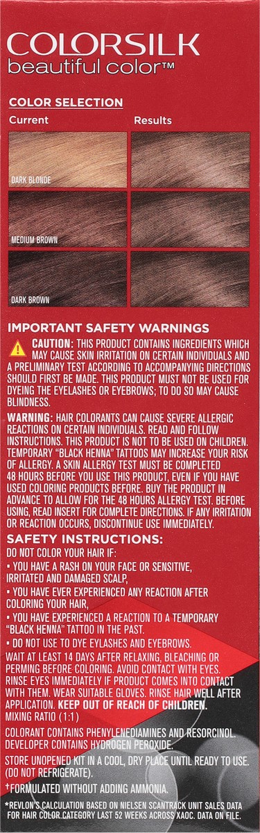 slide 9 of 9, Revlon Colorsilk 50 Lt Ash Brown, 1 ct