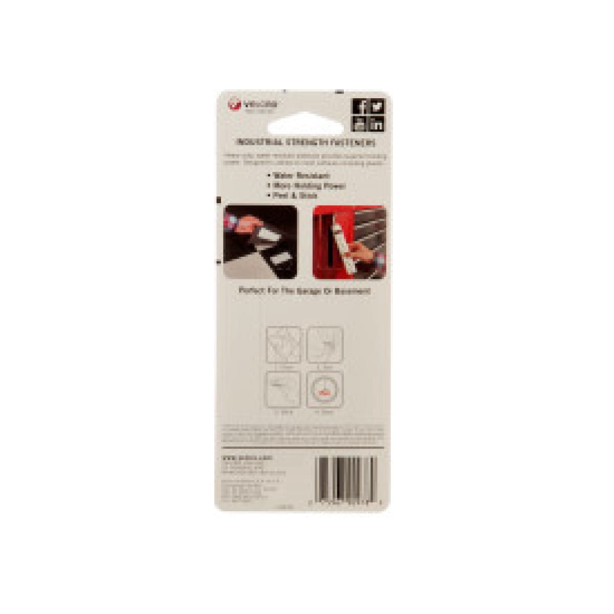 slide 5 of 5, Velcro Industrial Strength Strips, 4 in