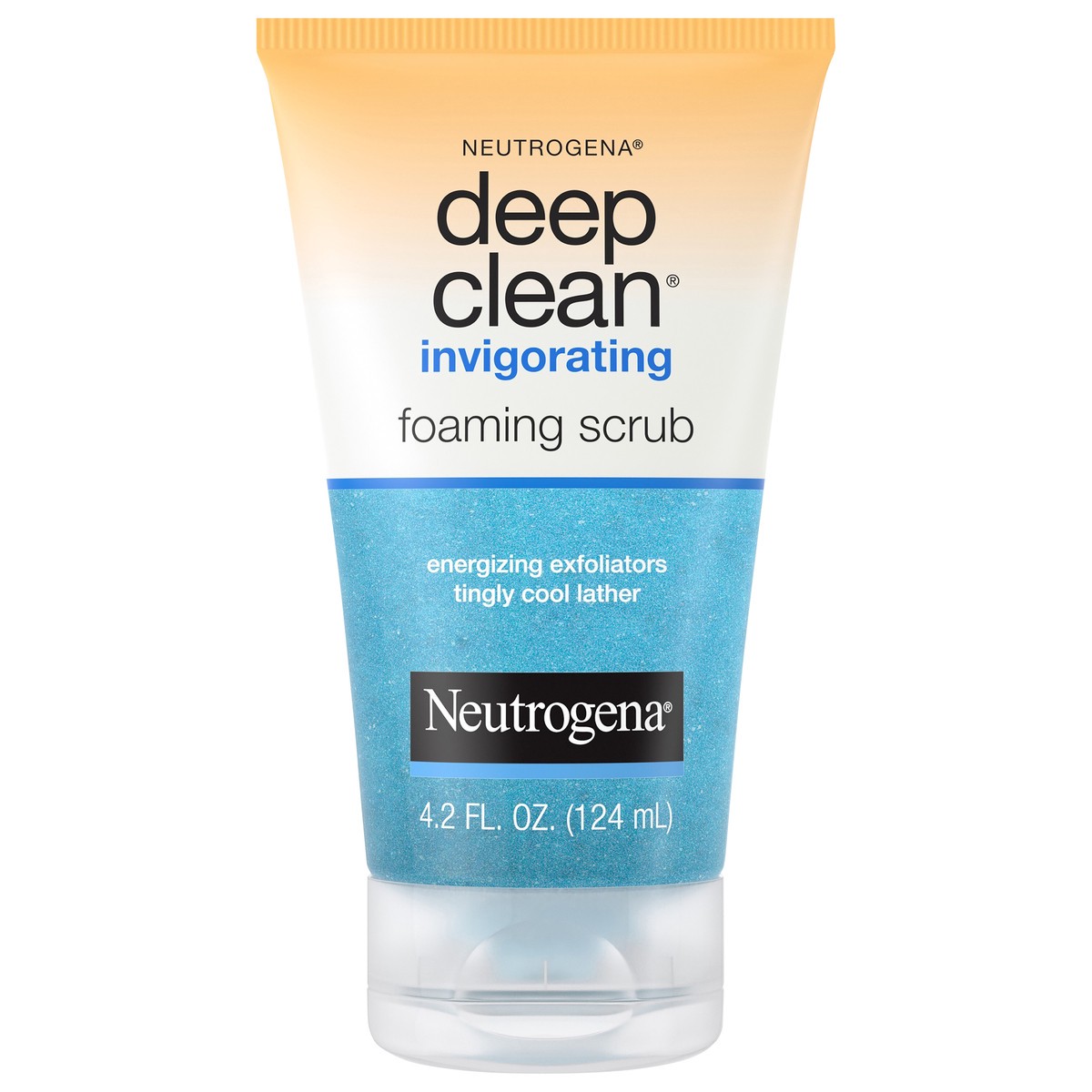 slide 1 of 7, Neutrogena Deep Clean Invigorating Foaming Facial Scrub with Glycerin - 4.2 fl oz, 4.2 fl oz