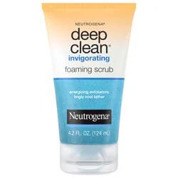 Neutrogena Deep Clean Invigorating Foaming Facial Scrub with Glycerin - 4.2 fl oz
