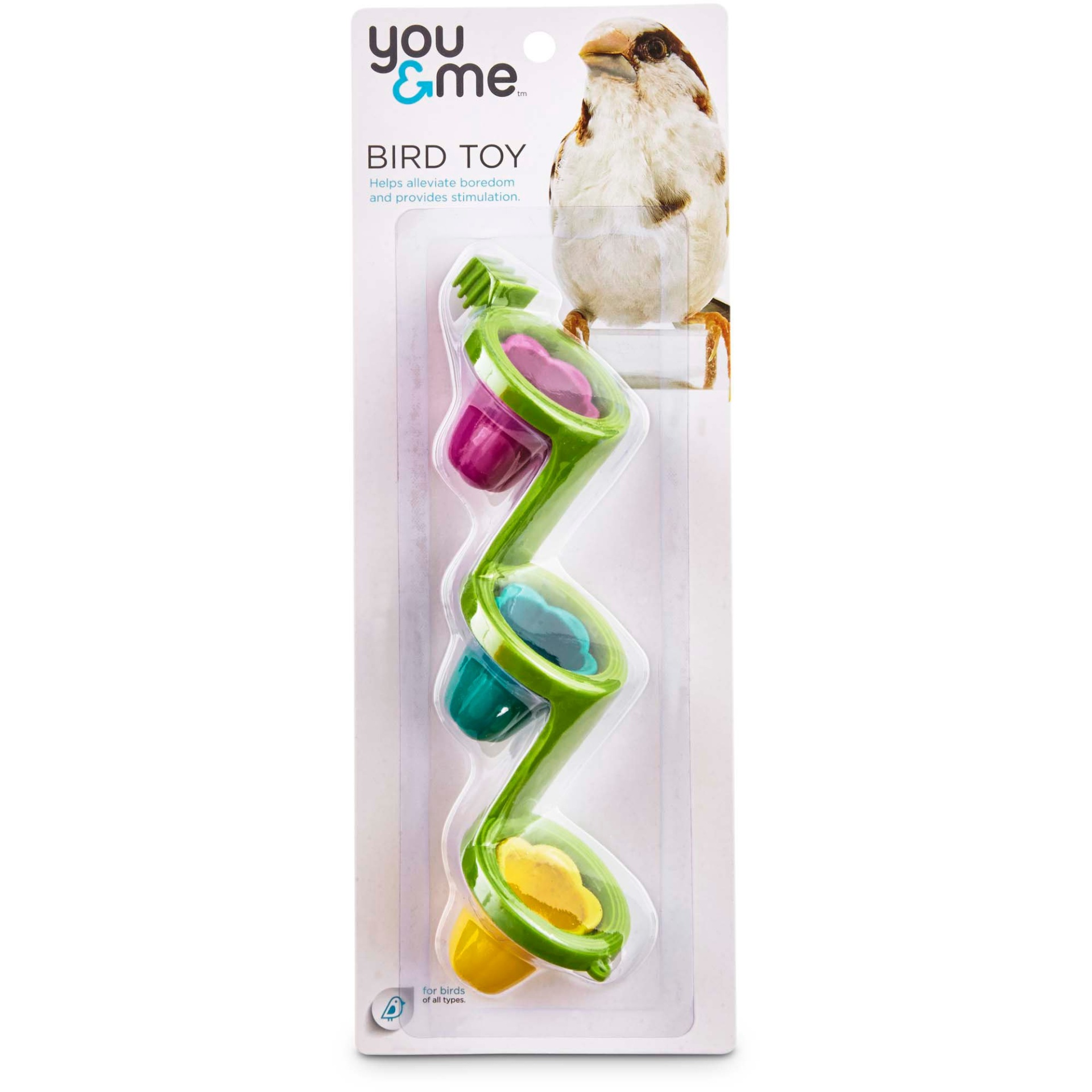 you and me bird toy