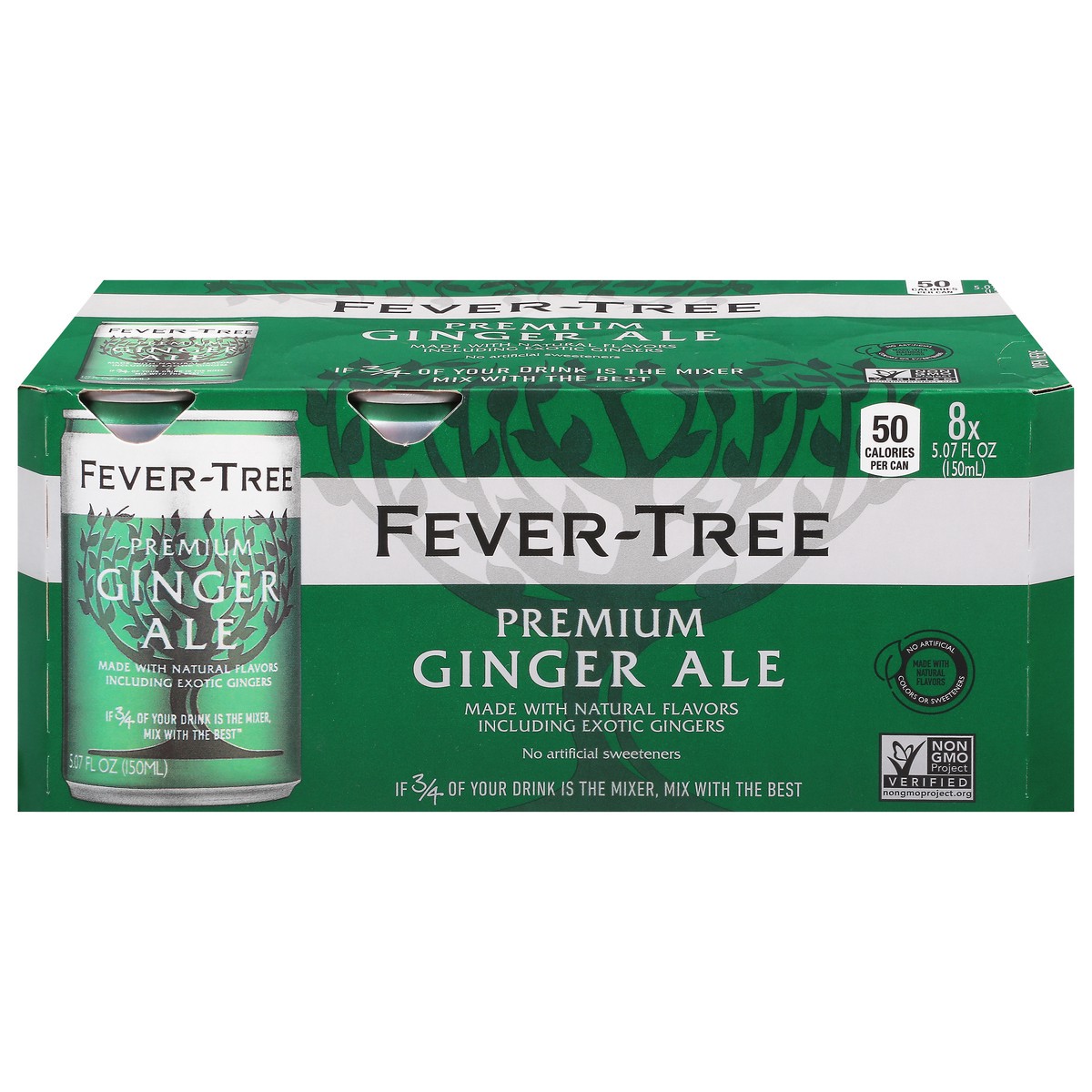 slide 1 of 9, Fever-Tree Ginger Ale - 8 ct; 150 ml, 8 ct; 150 ml