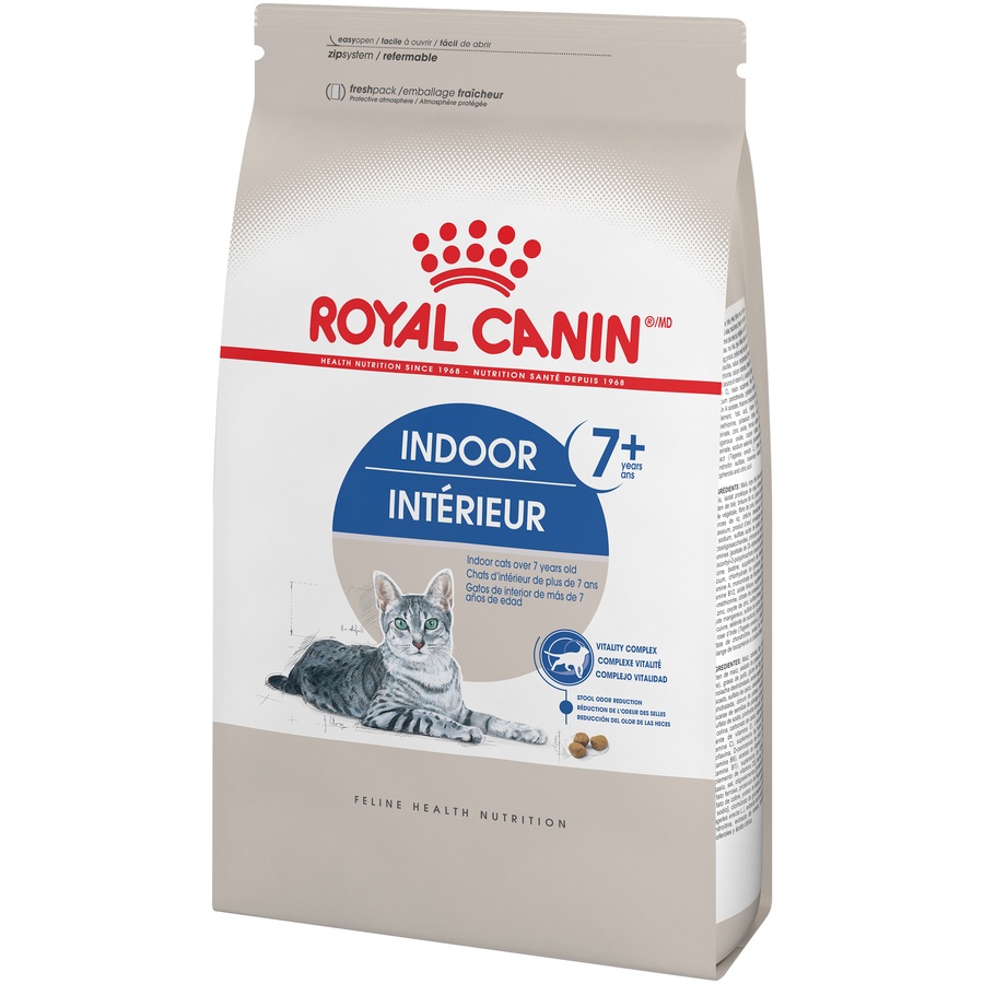 slide 3 of 9, Royal Canin Feline Health Nutrition Indoor Mature 27 Dry Cat Food, 5.5 lb