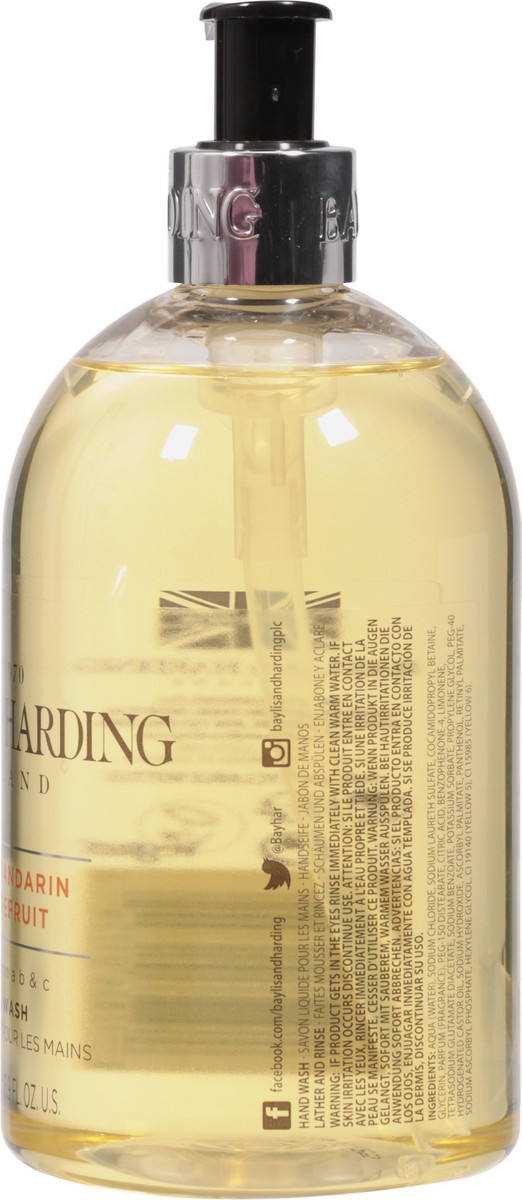 slide 12 of 12, Baylis & Harding Mandarin Hand Wash, 16.9 fl oz