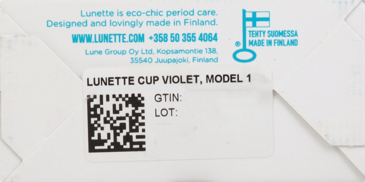 slide 4 of 11, Lunette Violet Reusable Menstrual Cup 1 ea, 1 ct