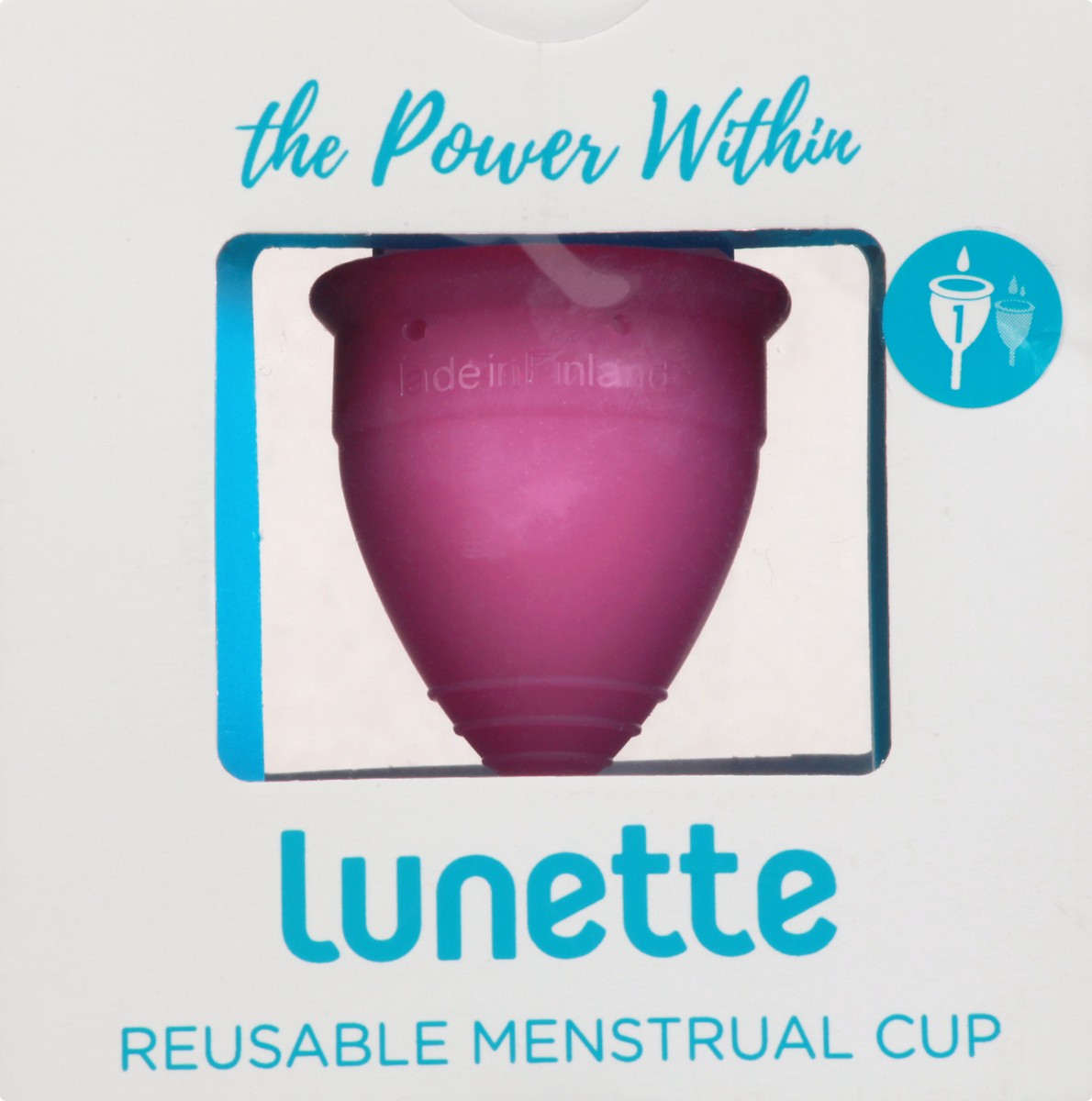 slide 10 of 11, Lunette Violet Reusable Menstrual Cup 1 ea, 1 ct