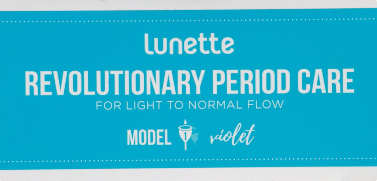 slide 11 of 11, Lunette Violet Reusable Menstrual Cup 1 ea, 1 ct