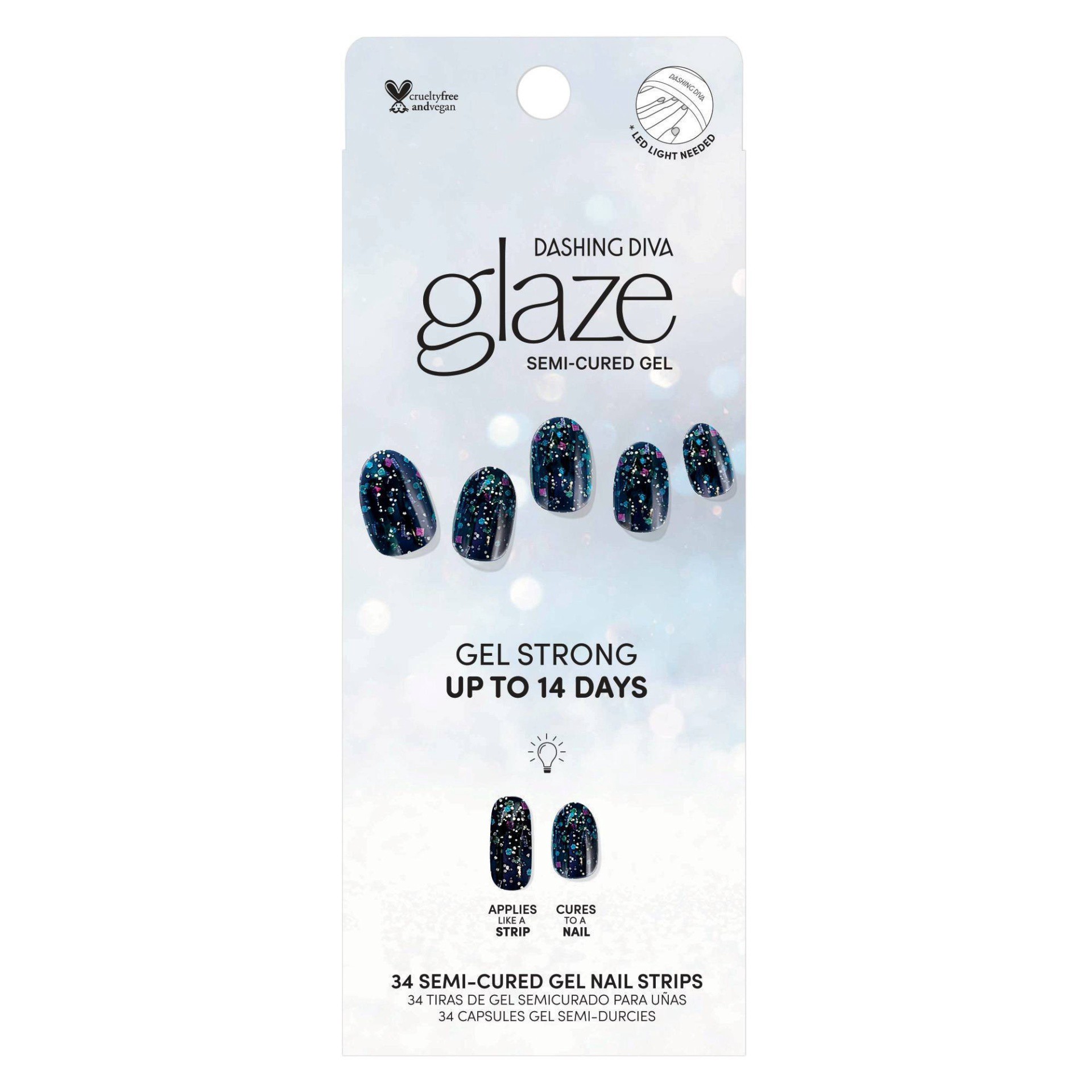 slide 1 of 3, Dashing Diva Gloss Nail Art - Yuletide Magic Glaze Art - 34ct, 34 ct
