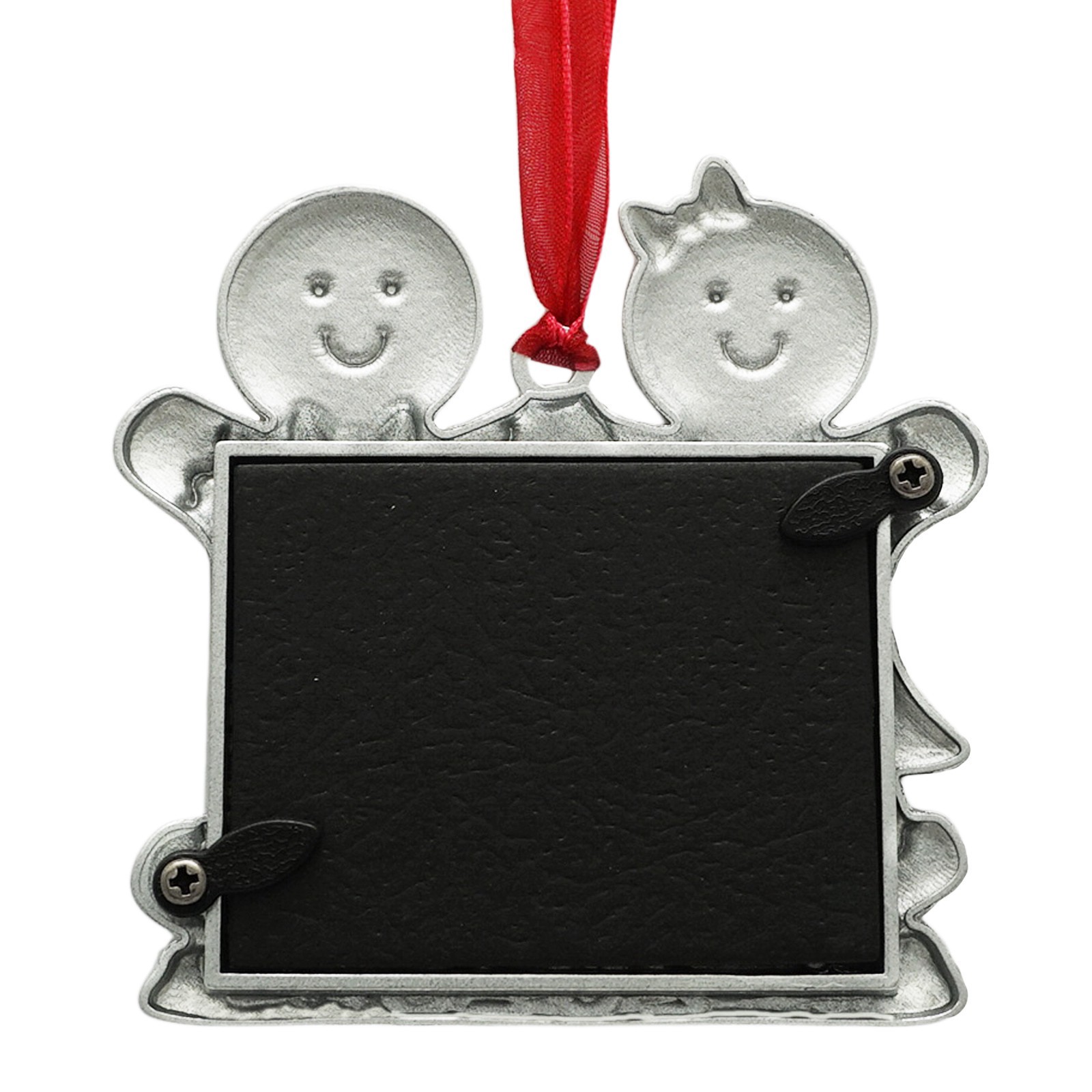 slide 3 of 3, 1.75" X 2.25" Gingerbread Friends 2025 Metal Ornament Frame By Studio Decor, 1.75 in x 2.25 in