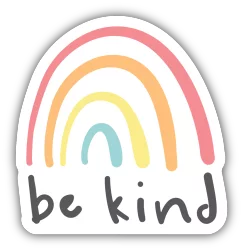 Stickers Northwest Be Kind Rainbow Vinyl Sticker