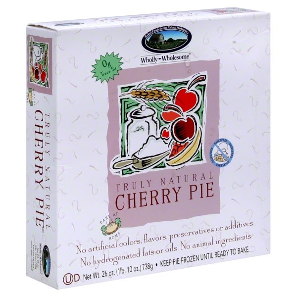 slide 1 of 1, Wholly Wholesome Unbaked Cherry Pie, 26 oz