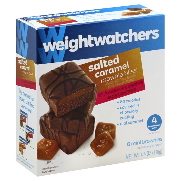 slide 1 of 1, Weight Watchers Brownies 6 ea, 6 ct