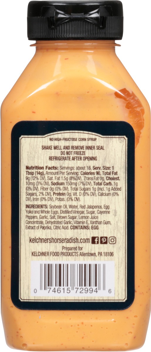 slide 11 of 14, Kelchner's Spicy Sriracha Sauce 9 oz, 9 oz