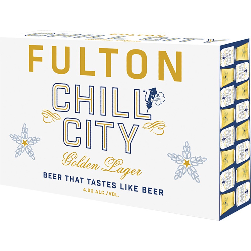 slide 1 of 1, Fulton Beer Chill City Golden Lager, 24 ct; 12 oz