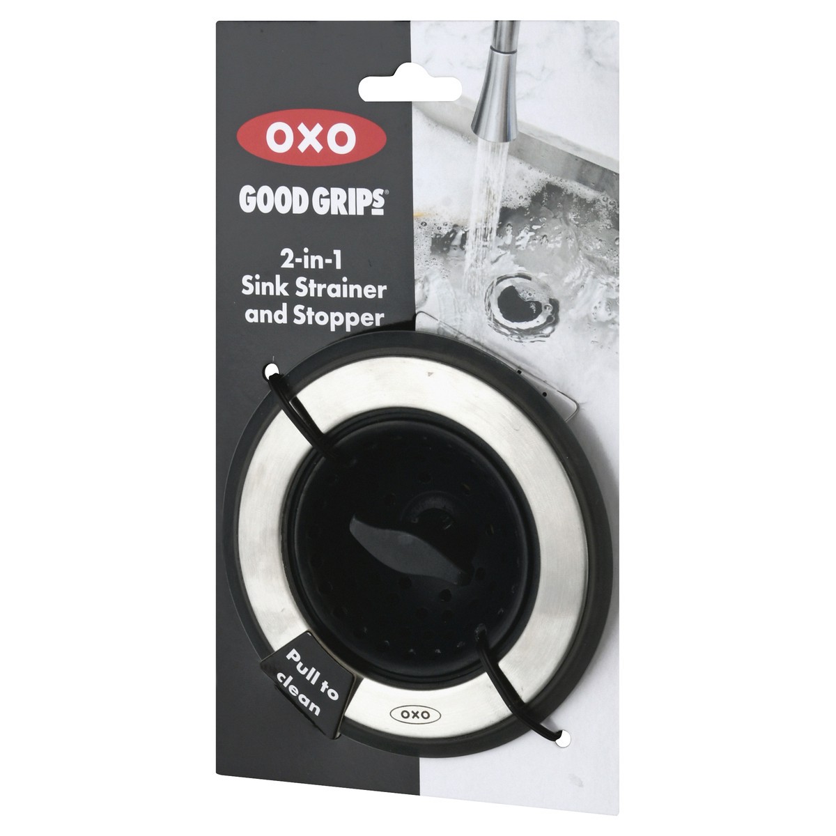 slide 4 of 10, Oxo 2-In-1 Strainer&Stopper, 1 ct