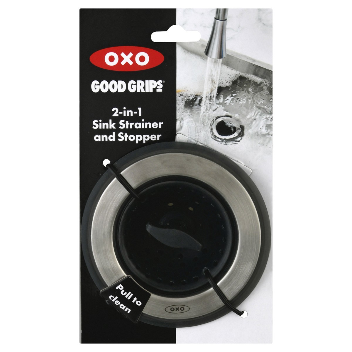 slide 1 of 10, Oxo 2-In-1 Strainer&Stopper, 1 ct