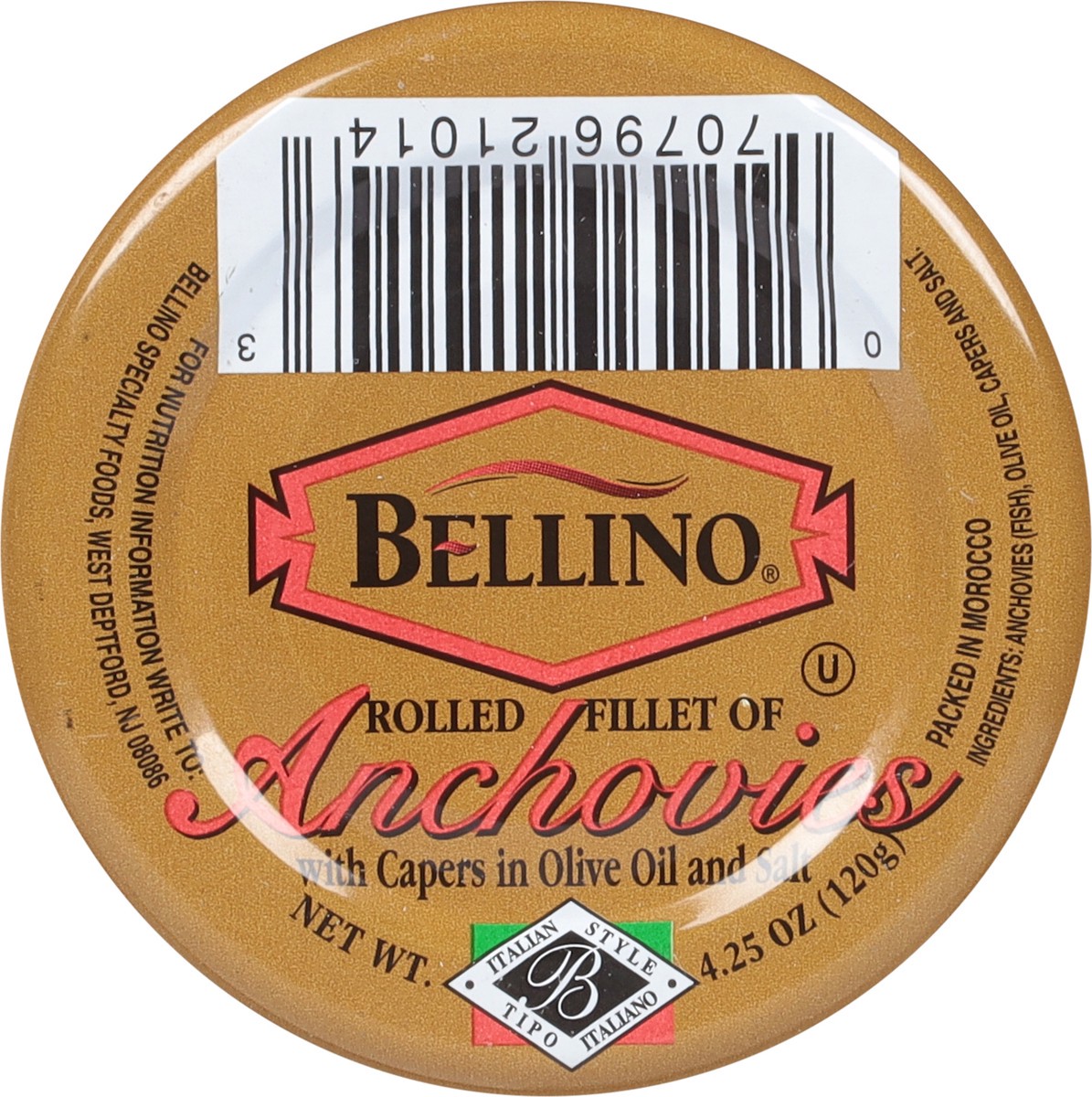 slide 11 of 11, Bellino Anchovies with Capers in Olive Oil and Salt 4.25 oz, 4.25 oz