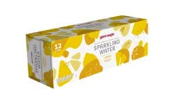Giant Eagle Lemon Sparkling Seltzer Water - 12 ct; 12 fl oz - 12 ct; 12 fl oz