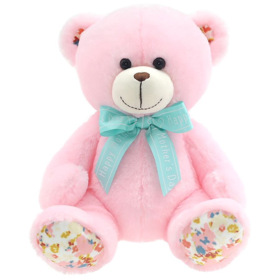 slide 1 of 1, Modern Expressions Plush Bear with "Happy Mother's Day" Bow, 1 ct