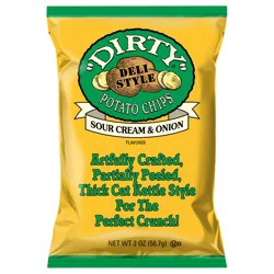 Dirty Sour Cream & Onion Potato Chips - 2 oz