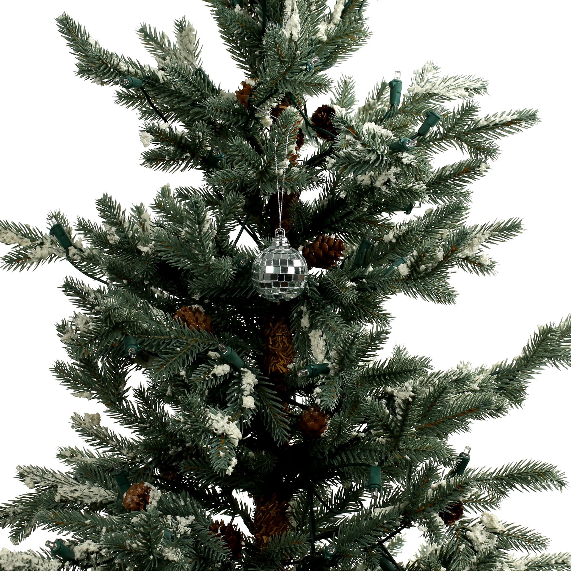 slide 3 of 3, 1.5" Silver Disco Ball Ornaments, 6ct. By Ashland, 6 ct