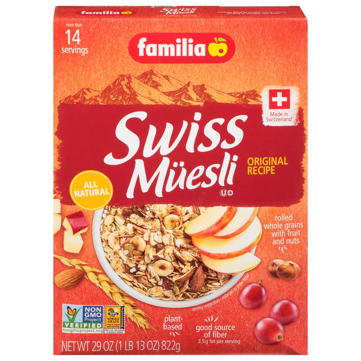 slide 1 of 1, Familia Original Recipe Swiss Muesli 29 oz, 29 oz
