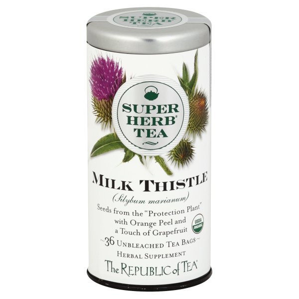 slide 1 of 1, The Republic of Tea Trot Super Herb Org Milk Thistle - 36 ct, 36 ct