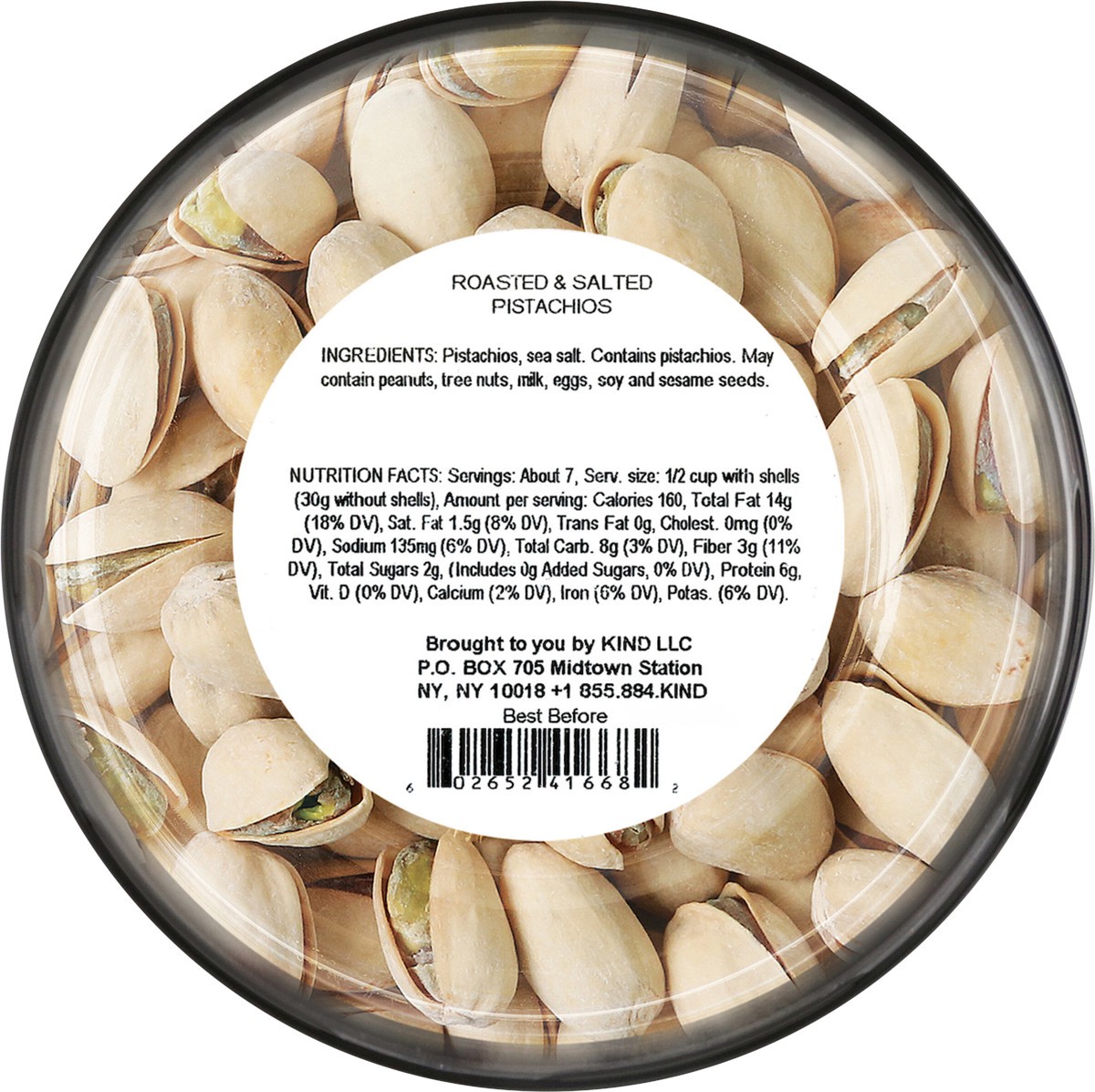 slide 4 of 4, KIND Roasted & Salted Pistachios, 7.0 OZ, 7 oz