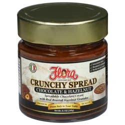 Flora Crunchy Spread Chocolate and Hazelnut 7.76 Ounces