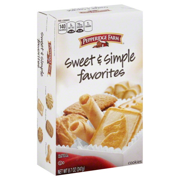 slide 1 of 1, Pepperidge Farm Sweet & Simple Favorites Cookies, 14.2 oz