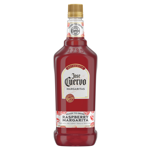 slide 7 of 7, Jose Cuervo Authentic Margarita Raspberry Ready to Drink Cocktail - 1.75 L, 1.75 liter