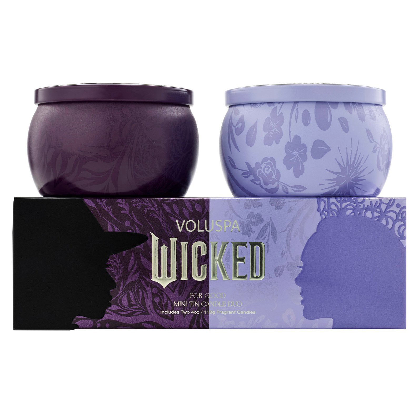 slide 1 of 1, Voluspa Wicked 2 For Good Mini Tin Candle Duo, 2 ct