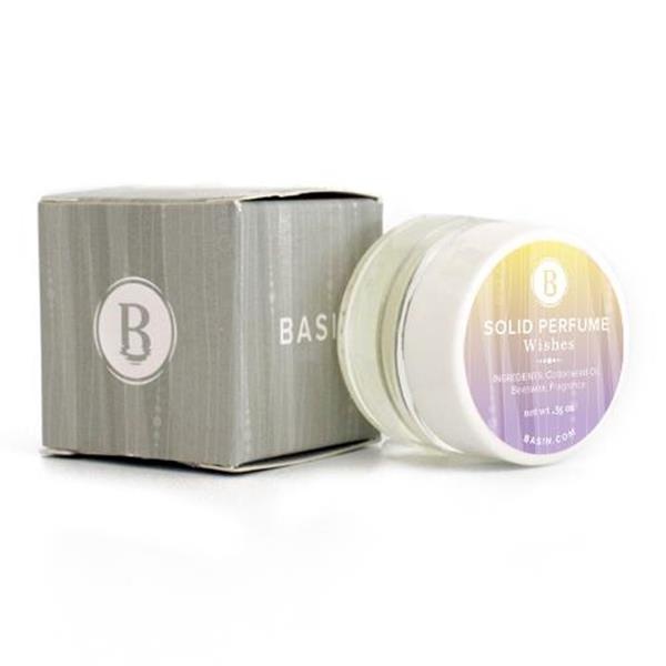 slide 1 of 1, Basin Wishes Solid Perfume, 0.35 oz