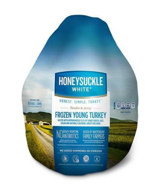 slide 1 of 1, Honeysuckle White Frozen Turkey, per lb