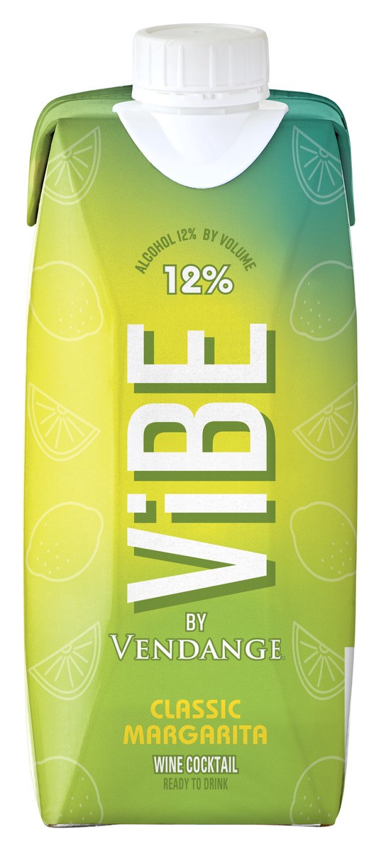 slide 3 of 4, ViBE Twisted Sips Classic Margarita Tetra, 500 ml