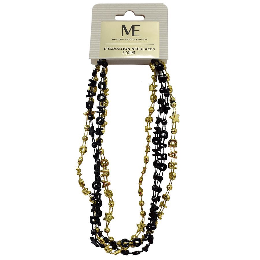 slide 1 of 1, Modern Expressions Graduation Necklaces, 2 ct