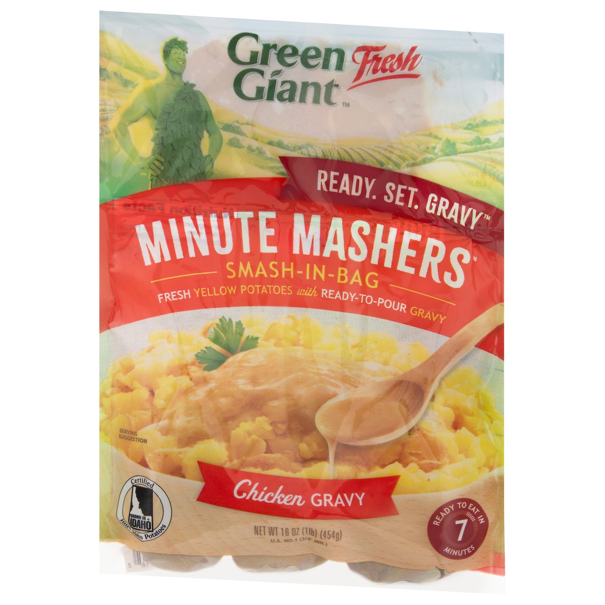 slide 6 of 14, Green Giant Minute Mashers Chkn Grav, 1 lb