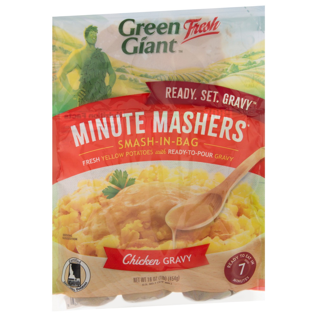 slide 5 of 14, Green Giant Minute Mashers Chkn Grav, 1 lb
