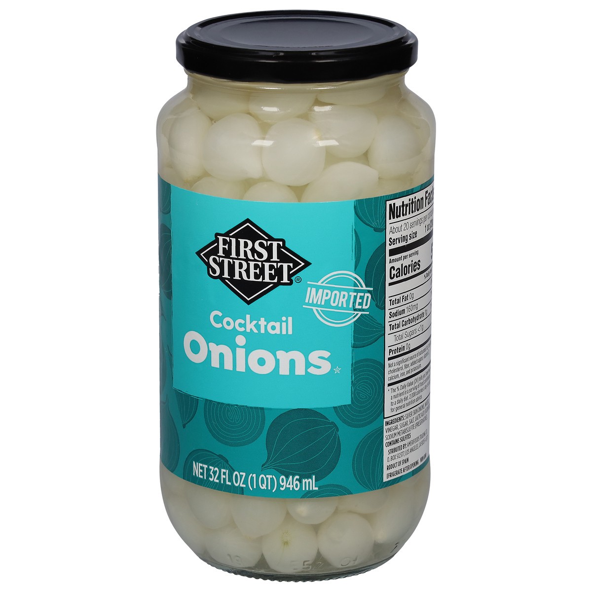 slide 9 of 13, Cb09 First Street Cocktail Onions, 32 oz