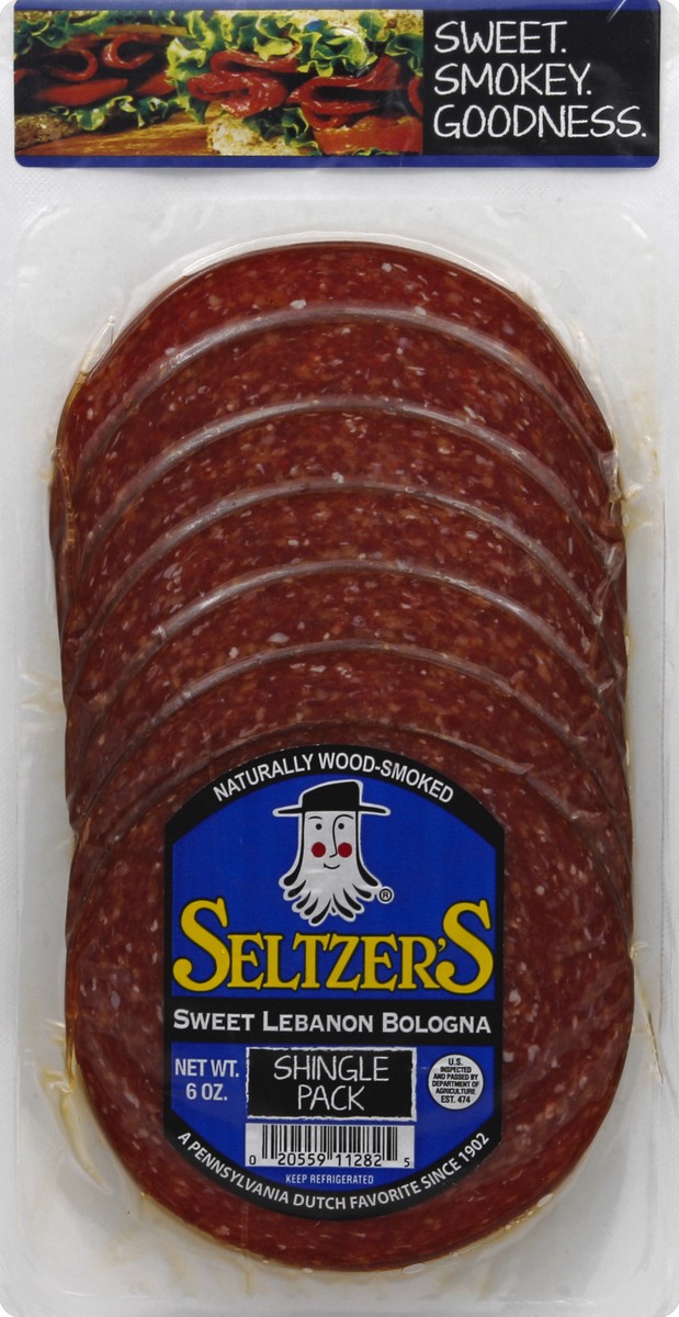 slide 2 of 5, Seltzer's Sweet Lebanon Bologna, 6 oz