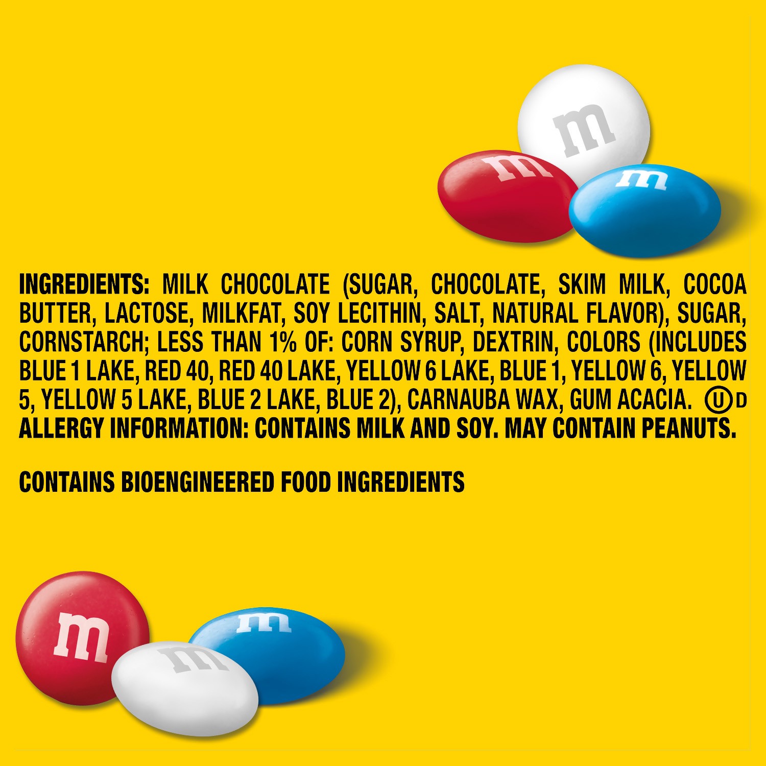 slide 6 of 8, M&M's Milk Chocolate Red, White & Blue Summer Candy, Share Size, 10 Oz Resealable Bag, 10 oz