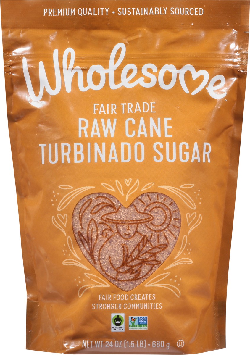 slide 1 of 14, Wholesome Raw Cane Turbinado Sugar 24 oz, 24 oz